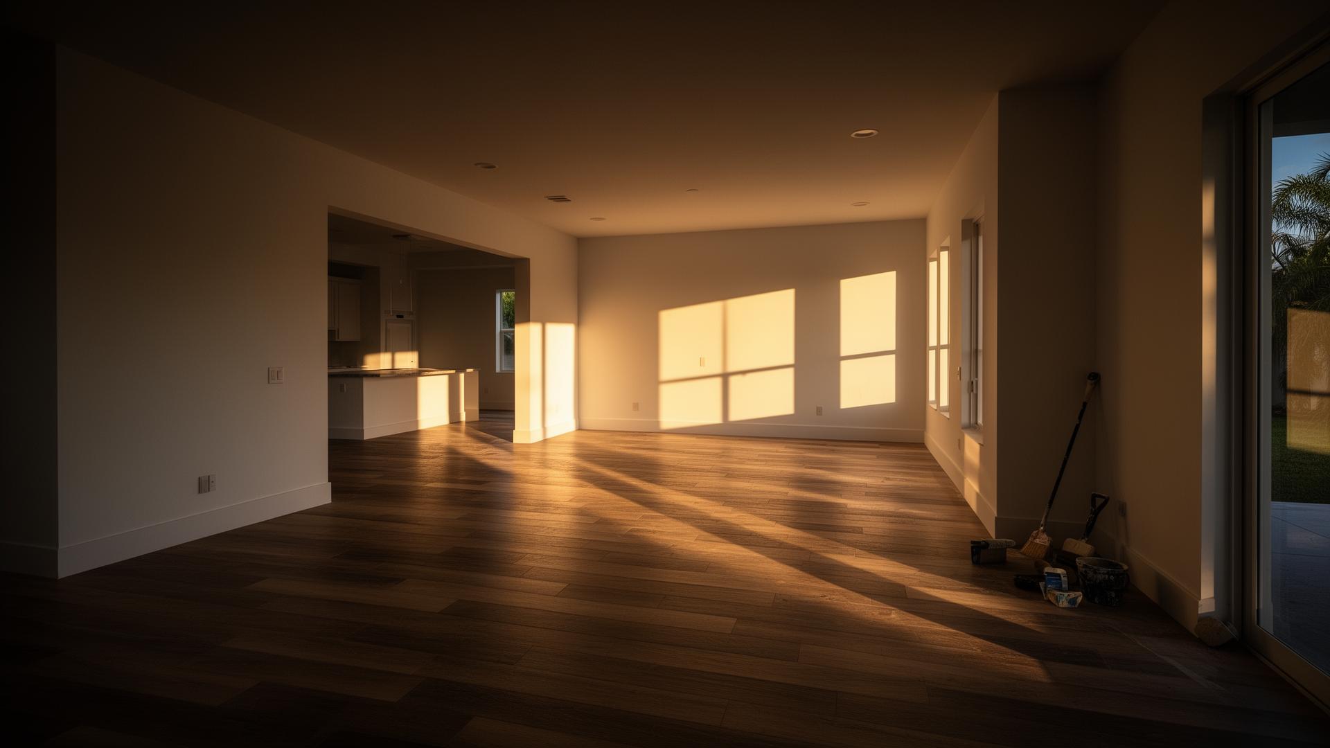 Beautifully renovated home interior with hardwood floors and natural light